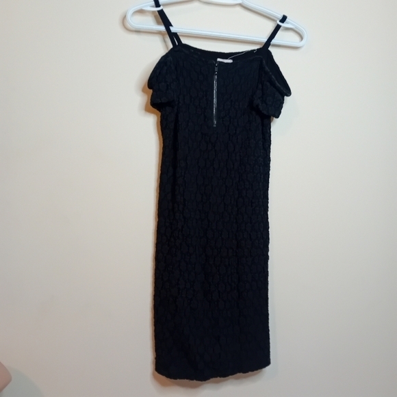 Silence + Noise Urban  Outfitter A-Line Off The Shoulder 3D Floral size Small - Picture 2 of 9